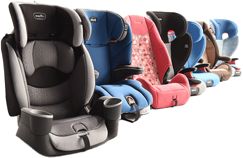 Child car seat clearance ratings